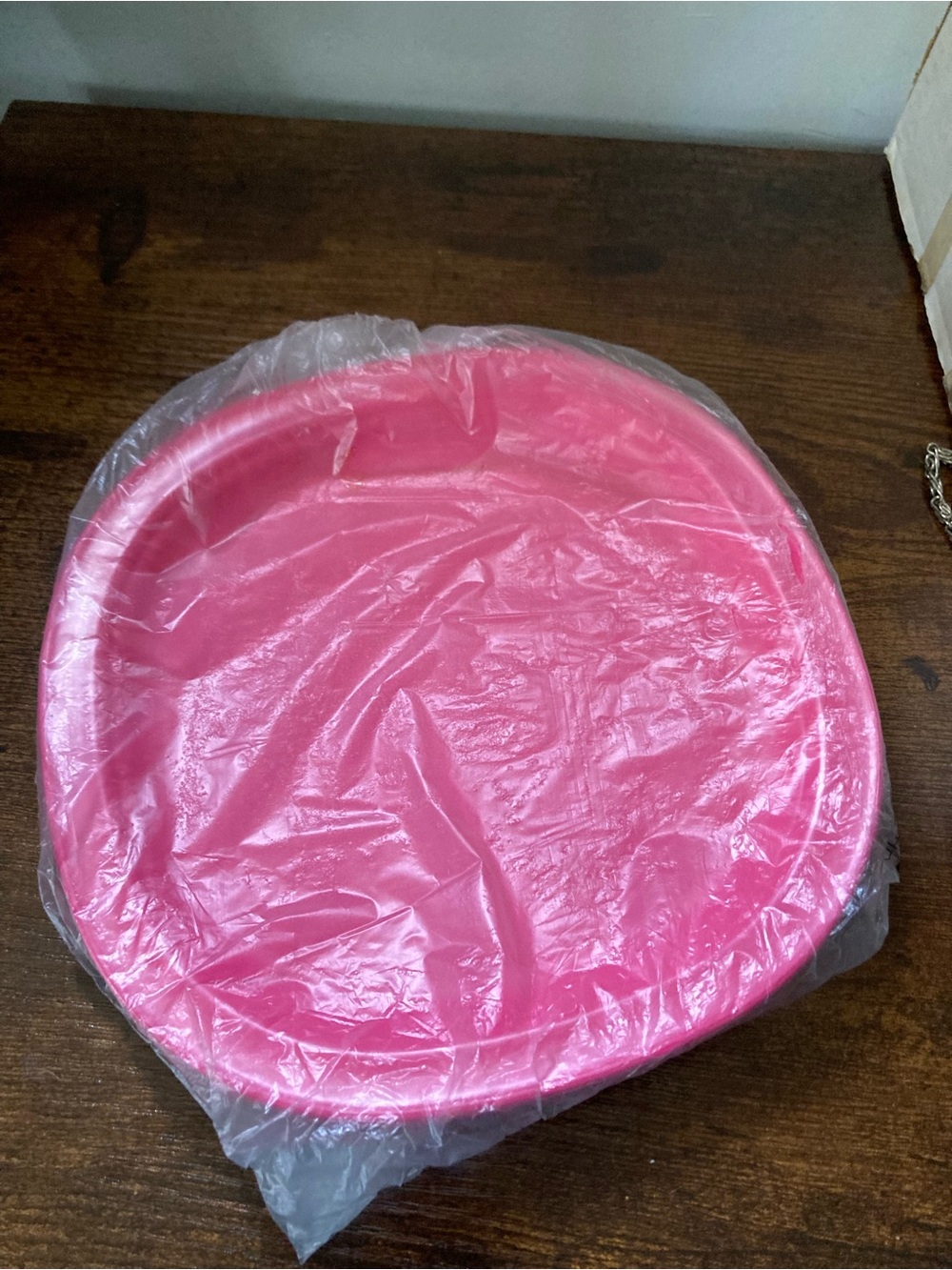 Pink Tupperware Dessert Plates
